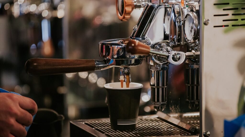 Koffiemachine met bonen ALDI