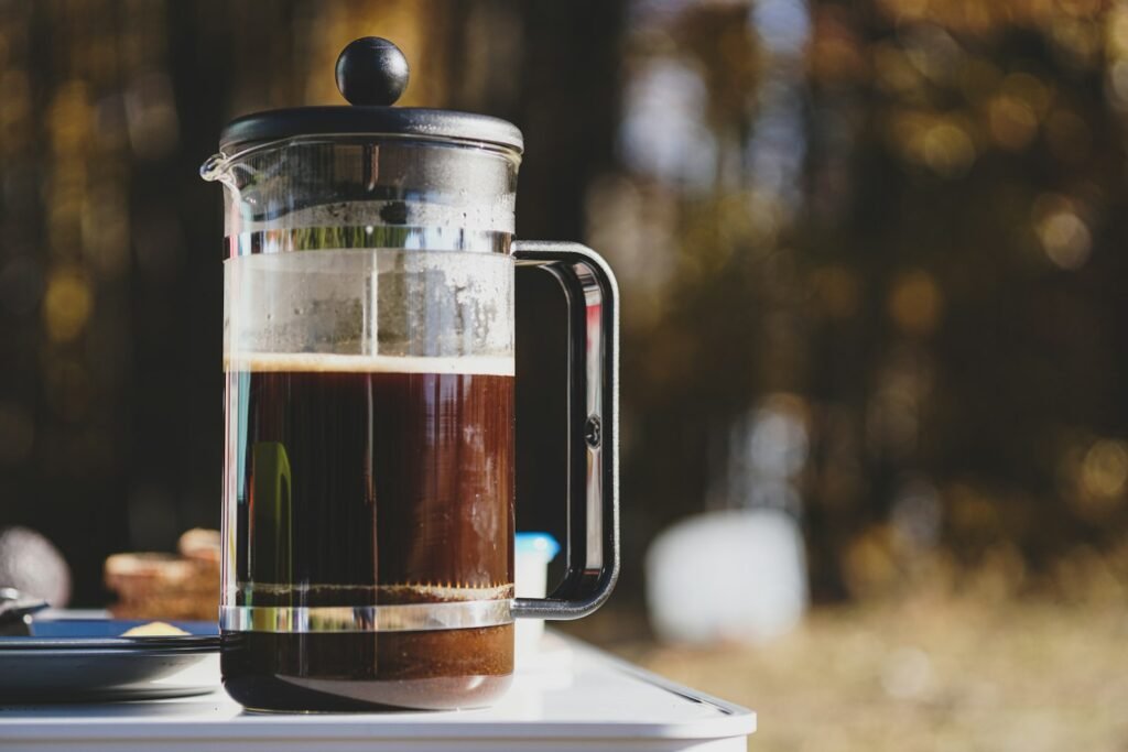 French press koffie zetten