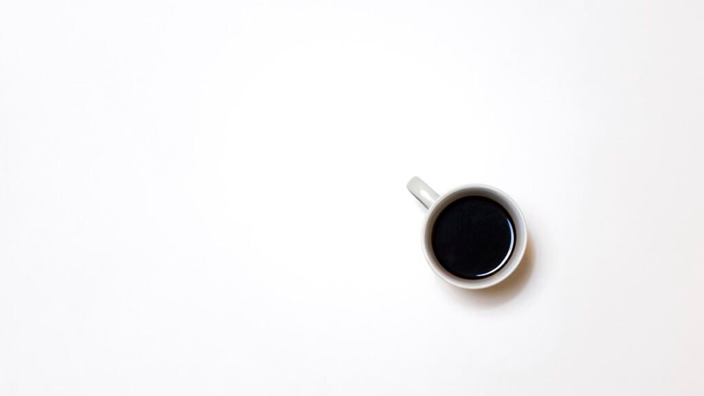 koffie op nuchtere maag